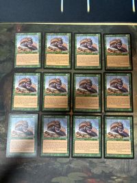 Spined Wurm MTG Magic 12 Cards English Vintage