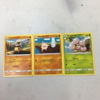 Pokemon Card English Vintage Old Back 3pcs