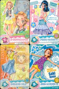 プリキュア カード まとめ Saki Hyuga 19/59 30/59 みずたまフルーフレア 21/59 アイカラーロングスカート 25/59 データカードダス