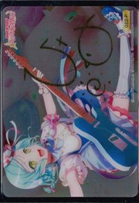 カード バンドリ BanG Dream ! ガールズバンドパーティ 箔押し サイン 金 クリア P 022 サムネイル 1