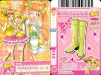プリキュア カード プリキュア マクドナルド 限定 ドレスカード なのはなイエローブーツ キュアロゼッタ 黄瀬やよい 非売品 サムネイル 2