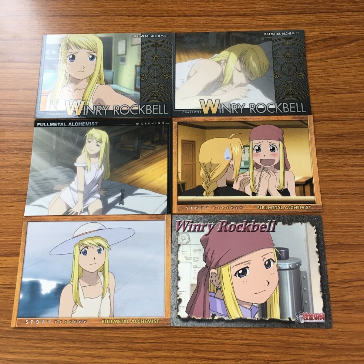 Fullmetal Alchemist Card Masters Winry Rockbell Lot