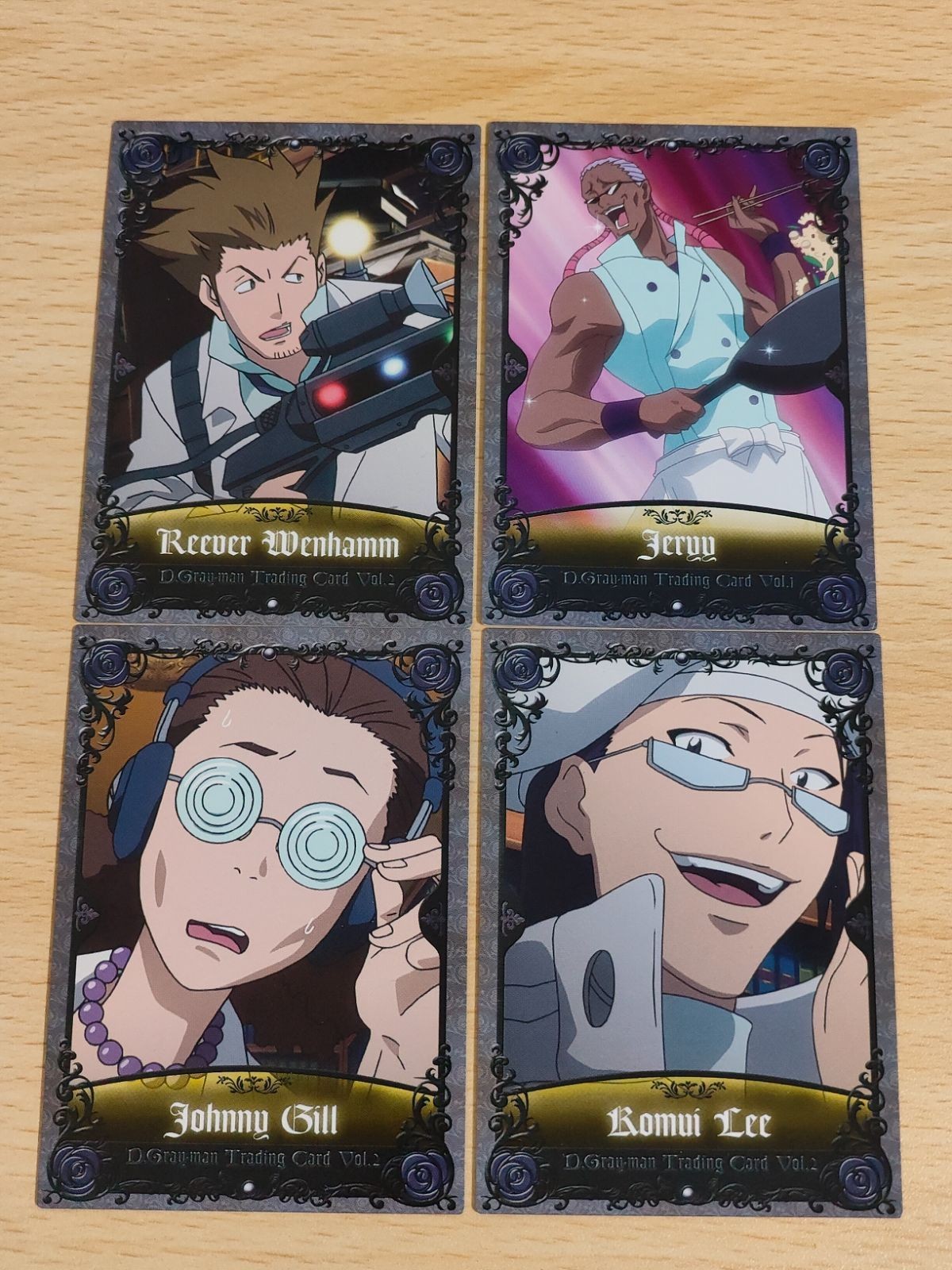 D.Gray-man ディーグレイマン アニメ絵 カード コナミ コムイ・リー ジョニー・ギル リーパー・ヴェンハム ジェリー コムイ 043 044 045 1弾 2弾