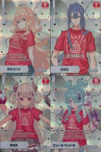 カード にじさんじフェス 2022 コレクションカード レア まとめ 東コハク 長尾景 奈羅花 エリーラペンドラ vtuber ホロ キラ サムネイル 1