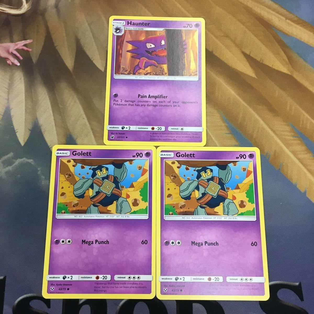 ポケモンカード 旧裏面 英語 海外版 3枚 ゴースト ゴビット 39