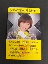 快盗戦隊ルパンレンジャーVS警察戦隊パトレンジャー プリマハム カード 早見初美花 工藤遥