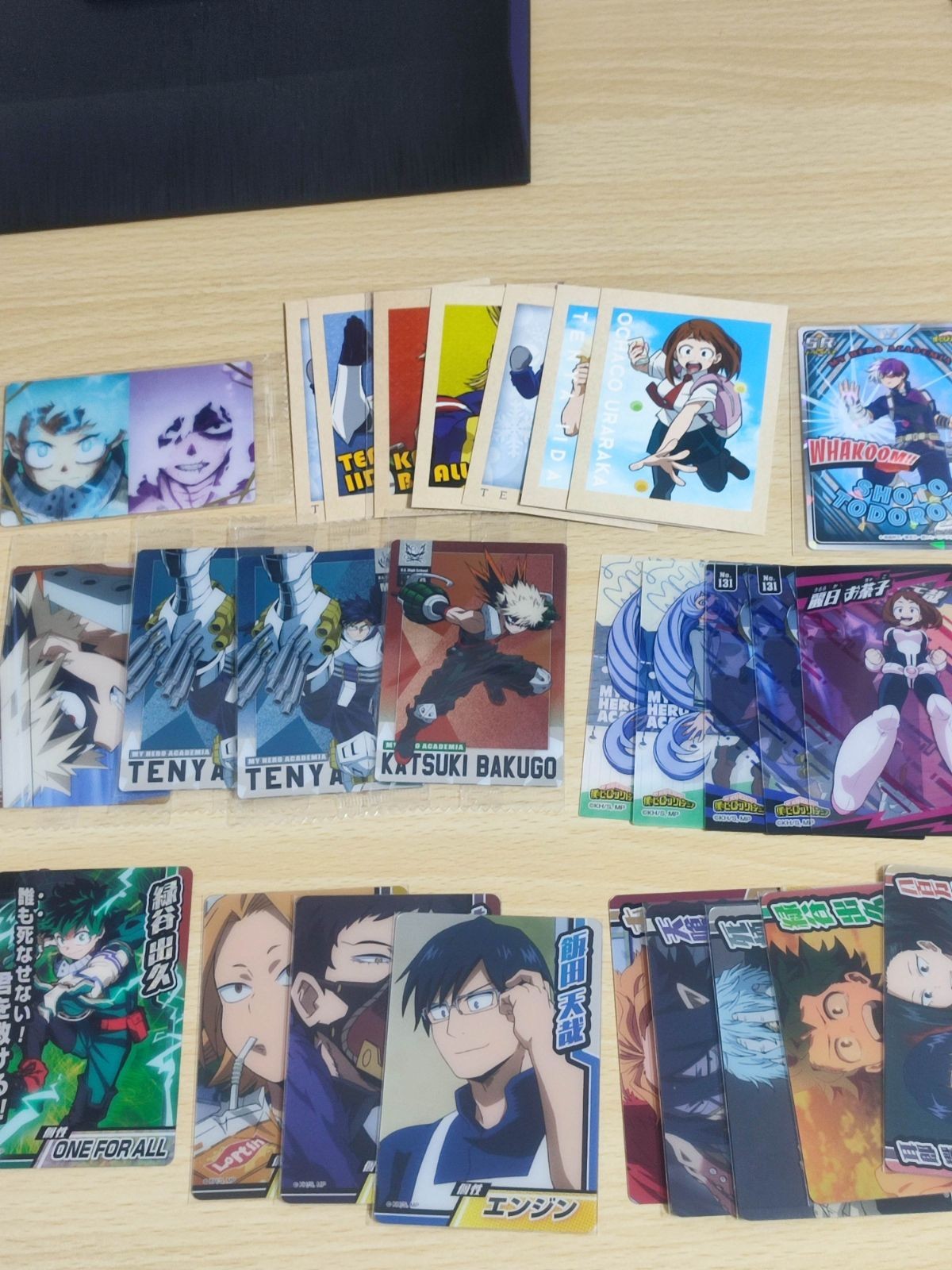 僕のヒーローアカデミア ヒロアカ カード コレクションカード 飯田天哉 カードガム メタルカード 爆豪 ぱしゃこれ