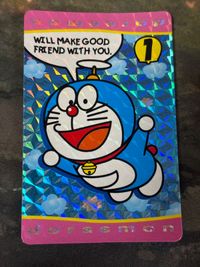 ドラえもん トレカ バンプレカード 1 レア キラ 2