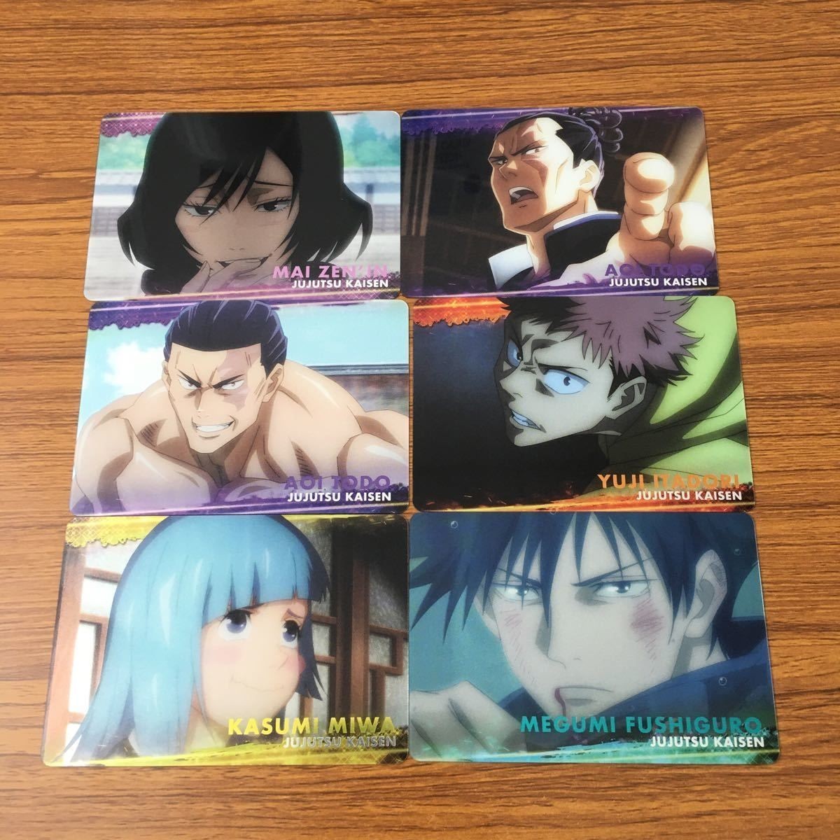 Jujutsu Kaisen Card Lot Todou Yuji Fushiguro Maki