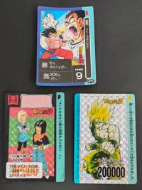 Dragon Ball Carddass Card Vegeta Goku Android Anime