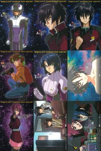 カード まとめ カードダスマスターズ ガンダムSEED シン・アスカ 01 ルナマリア・ホーク 10 メイリン・ホーク 13 ミリアリア・ハウ 32