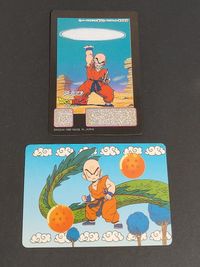 Dragon Ball Krillin Frieza 1990 Bandai Carddass