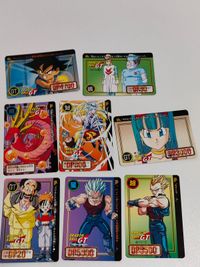 Dragon Ball GT Carddass Card Lot Bulla Vegeta Pan