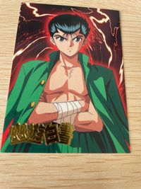 幽遊白書 カード VHS 初回特典 非売品 ★超激レア 浦飯 幽助 No 2 プロモ STUDIO PIERROT スタジオぴえろ not for sale 箔押し サムネイル 4