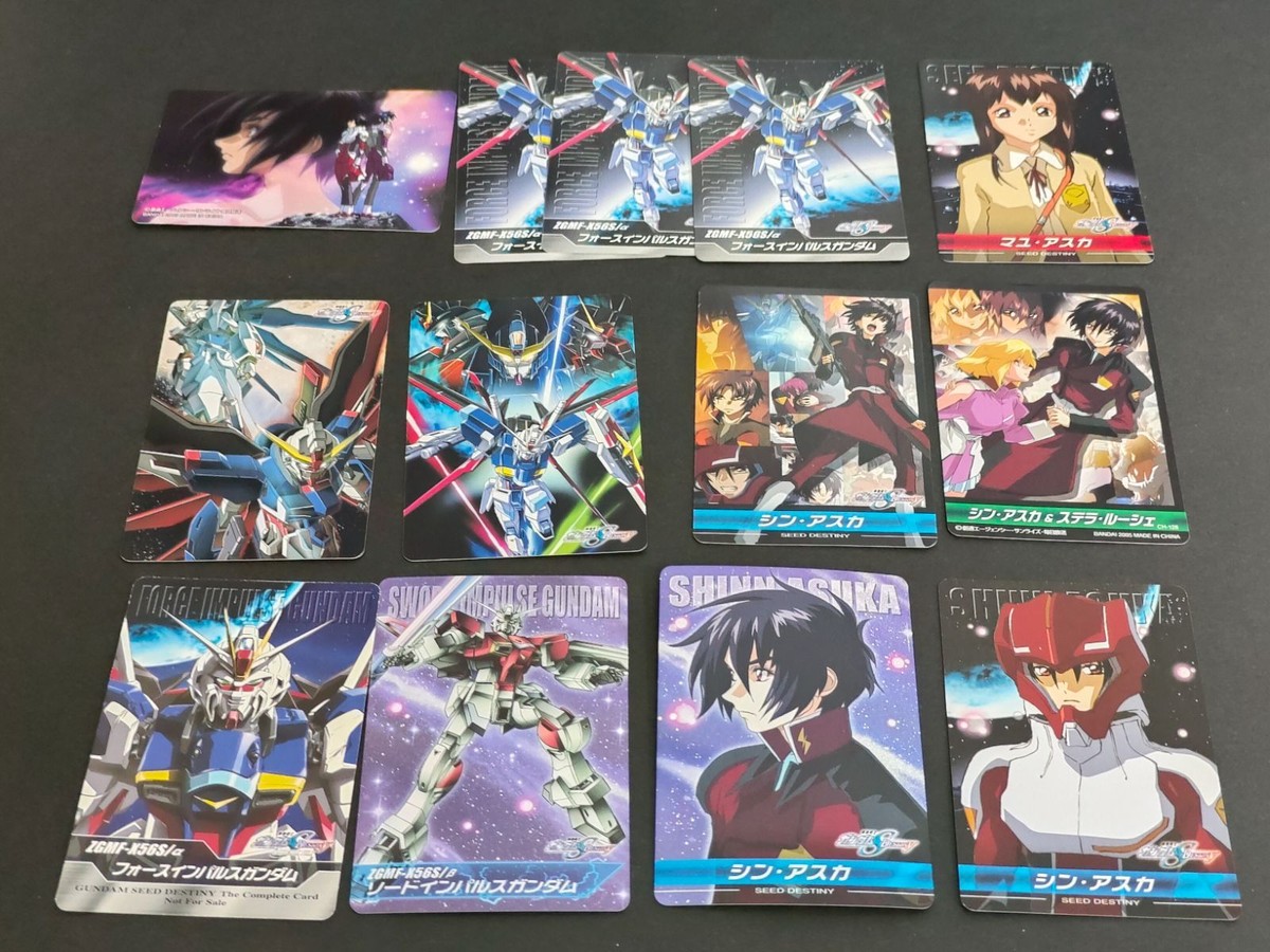 ガンダムSEED DESTINY シン・アスカ コンプリートカード CH-49 ソードインパルスガンダム フォースインパルスガンダム