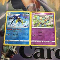 ポケモンカード 旧裏面 海外 英語版 2枚 ゴビット インテレオン キラ 17