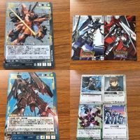 Gundam War Card Lot Delta Plus Sazabi Nu Gundam Holo