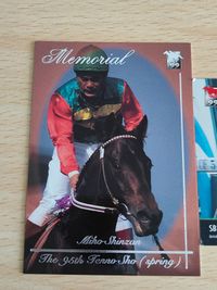 Miho Shinzan Memorial Thoroughbred Card 1999 Elizab Cup サムネイル 2