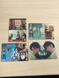 進撃の巨人 メタルカードコレクション ミカサ エレン リヴァイ アルミン サムネイル 2