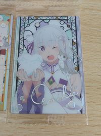 Re:ゼロから始める異世界生活 リゼロ エミリア 箔押しウエハース カード レム サムネイル 4