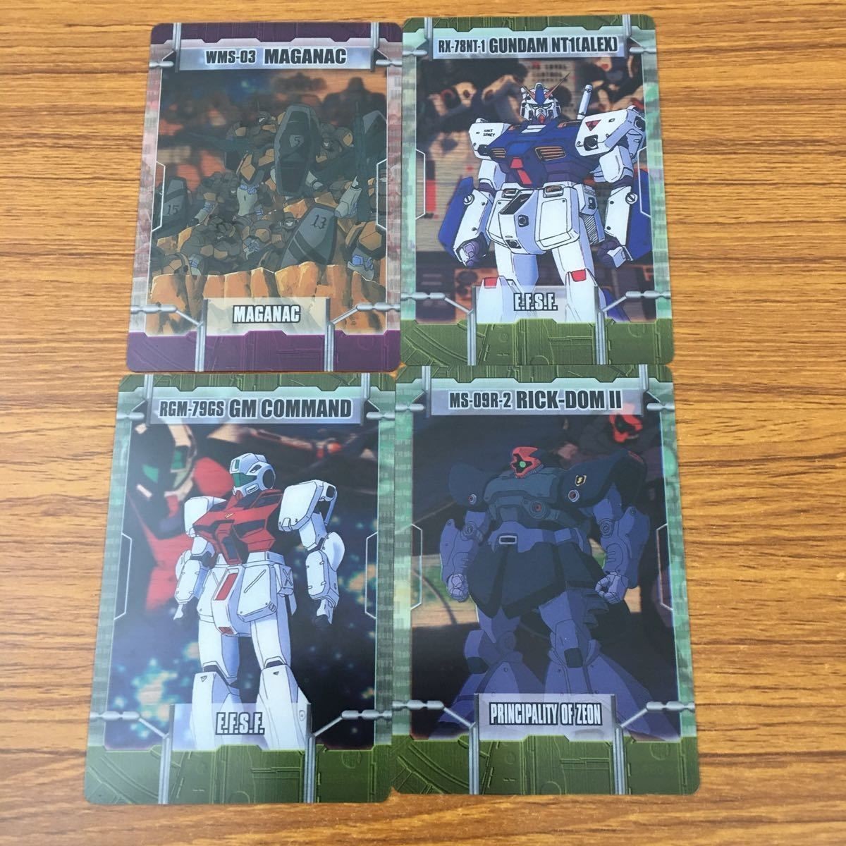 クリア カード トレカ まとめ ガンダム ジム コマンド マグアナック リック ドム 1
