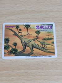 セイスモサウルス カード 恐竜王国 カバヤ レア