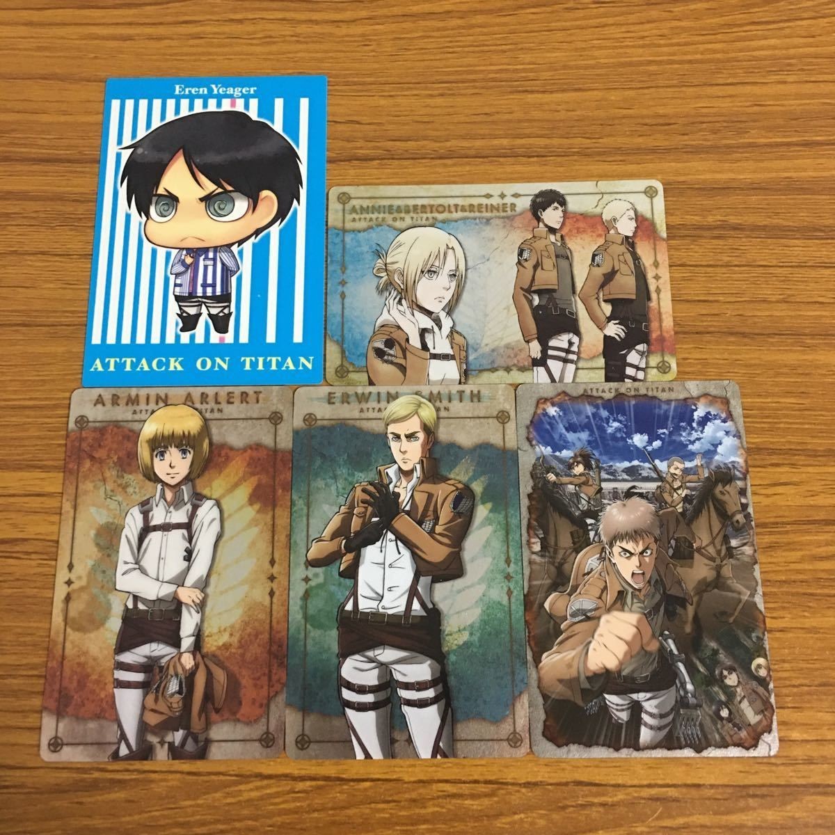 カード トレカ まとめ 進撃の巨人 アルミン エルヴィン ジャン エレン ミカサ アニ 30