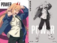 カード チェンソーマン メタリックカードコレクション まとめ ガム No.06 POWER チェンソーマン No.10 サムライソード No.17 ヒメノ サムネイル 2
