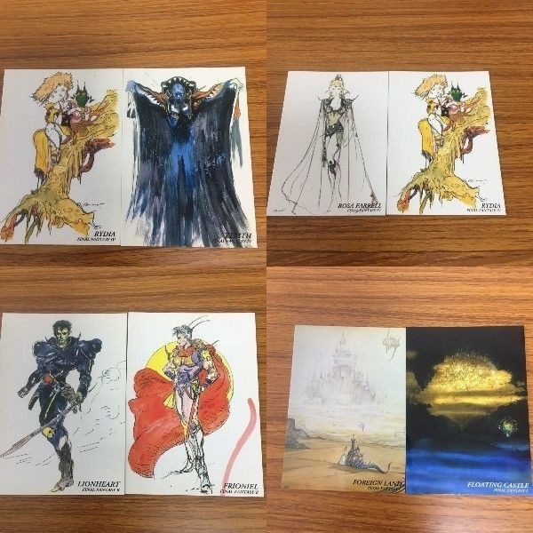 ファイナルファンタジー カード 天野 喜孝 まとめ リディア ローザ レオンハルト 異境の地 ゼムス ファレル フリオニ