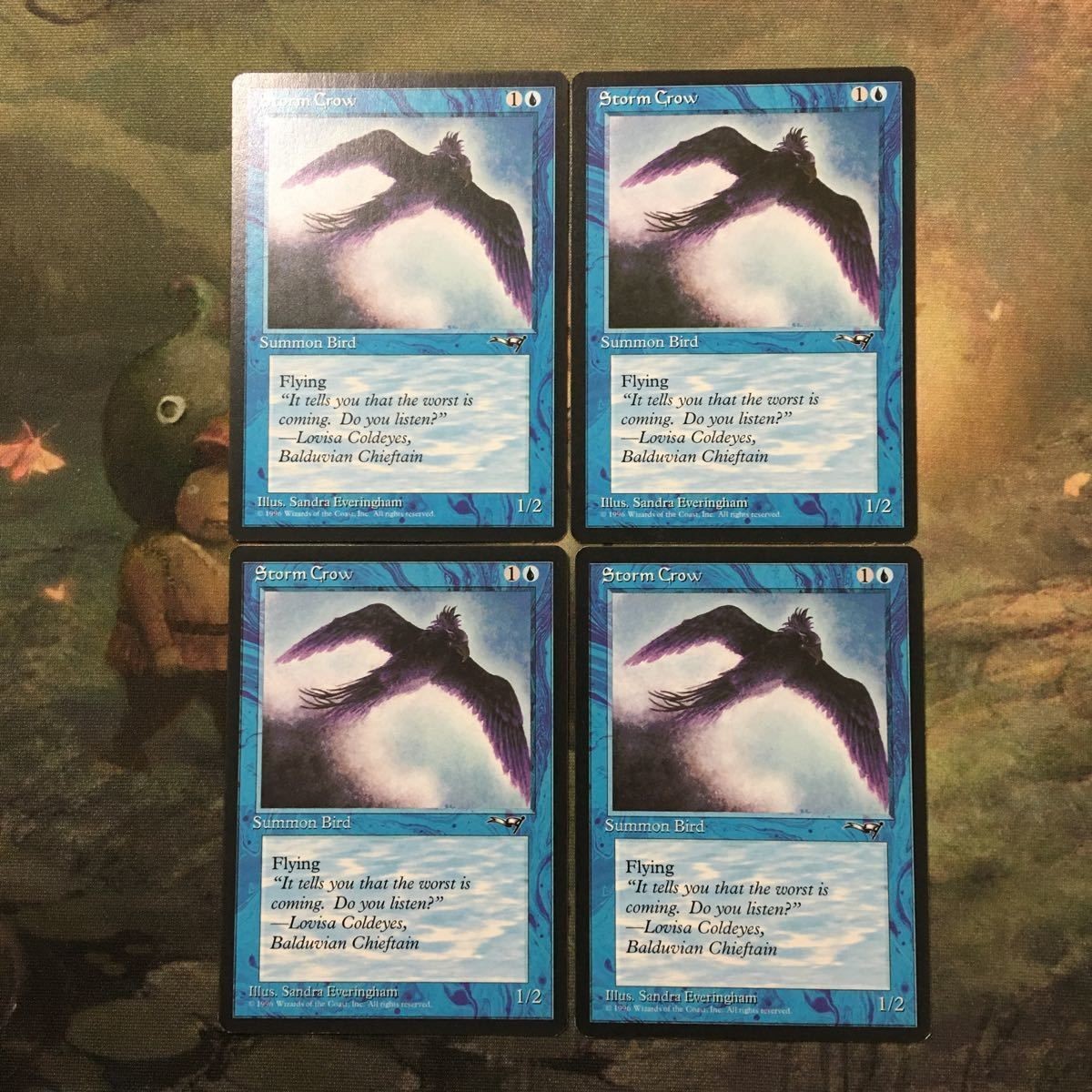 MTG マジックザギャザリング カード まとめ ALL 嵐雲のカラス/Storm Crow 4枚セット 82
