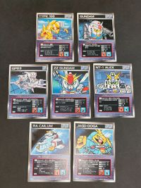 Super Robot Taisen Scramble Gather Card Lot 1st Edition