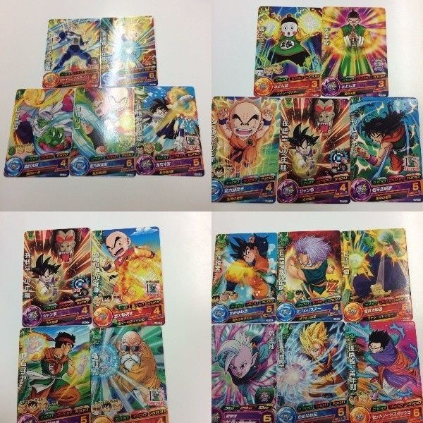 ドラゴンボール ヒーローズ カード まとめ 孫 孫悟空 悟飯 少年期 孫悟飯 幼年期 クリリン 青年期 レア 界王神 ピッコ
