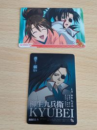 銀魂 カード 九兵衛 カードガム 柳生九兵衛 第５弾 No.11 クリアコレクション OPカード 398 ★ 志村妙 柳生九兵衛 サムネイル 1