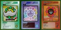 カード 村上隆 108フラワーズ REVISED C キラ まとめ ヒゲモシャ男 ネオン 笑顔でウインク 村上 隆 サムネイル 1