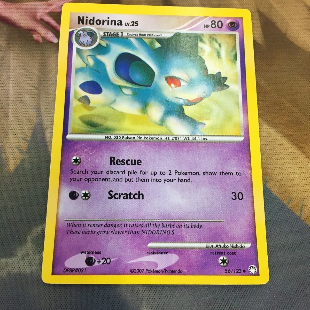 ポケモンカード 旧裏面 海外 英語版 1枚 ニドリーナ 65