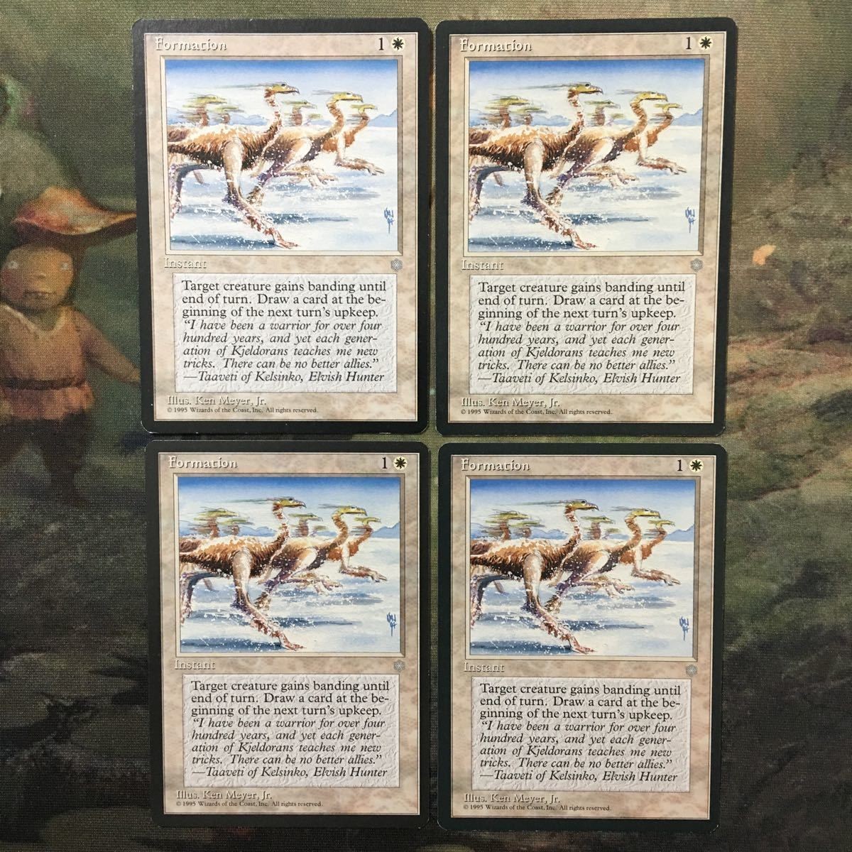 MTG マジックザギャザリング カード まとめ ICE 陣形/Formation 4枚セット 1