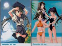 カード メモリーズオフ 2nd Memories Off 2nd キラ ホロ まとめ 水着 No 88 90 サムネイル 1