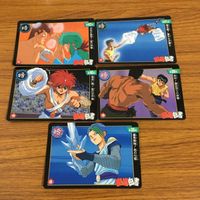幽遊白書 カード トレカ バンダイ まとめ 決死の 桑原 愛の突撃 風使い 陣 嵐の空中戦 蔵馬 無残 死の化粧 5 サムネイル 1