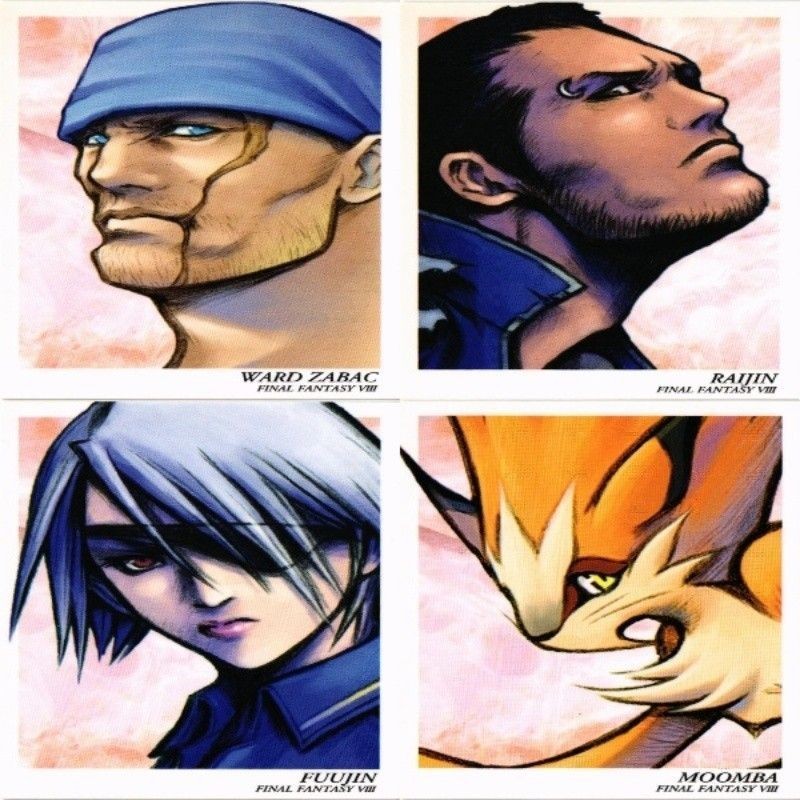 ウォード 雷神 風神 ムンバ FF8 ファイナルファンタジー アートミュージアム カード まとめ