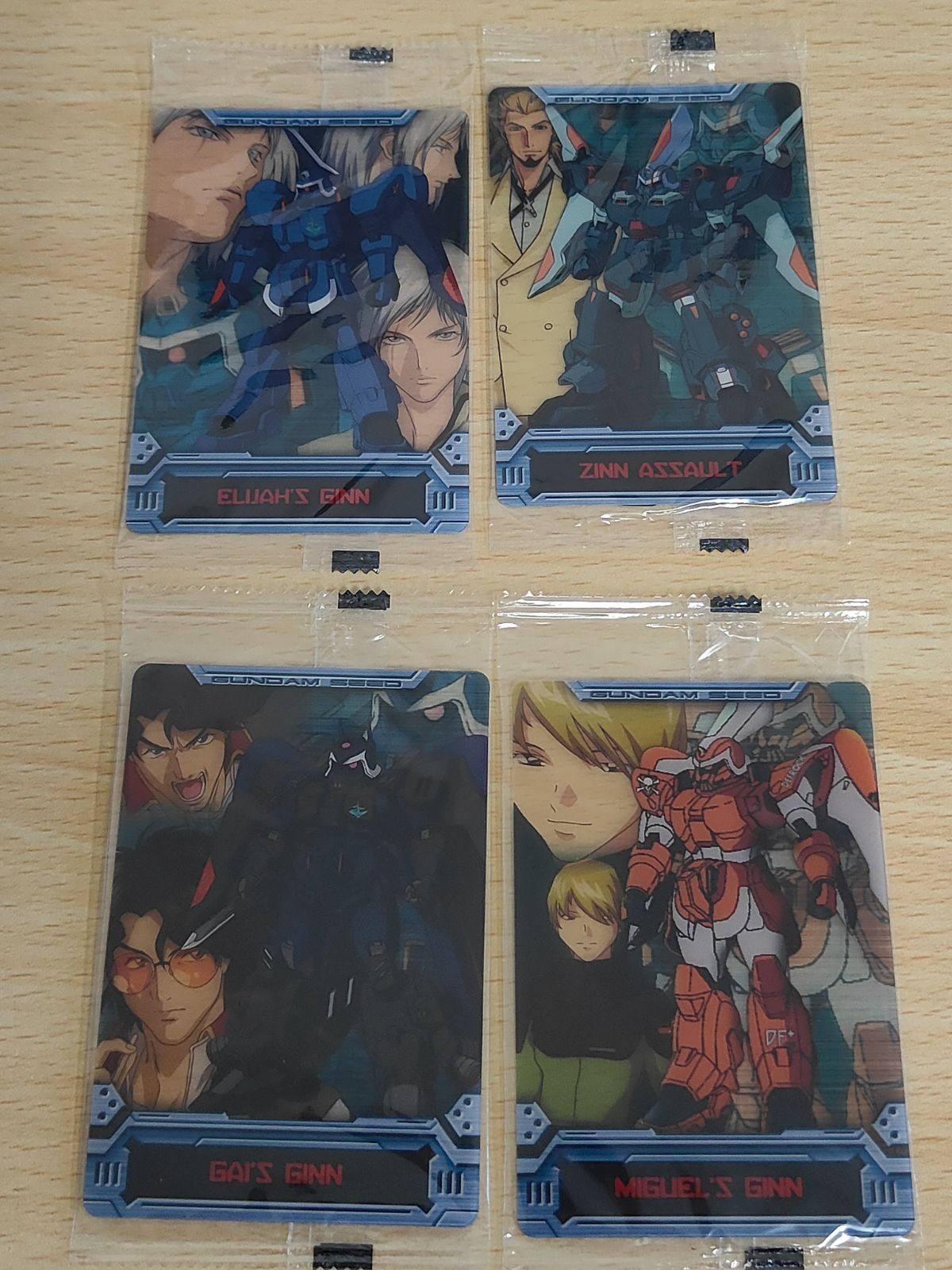 ガンダム SEED DESTINY 森永 ウエハース 未開封 コンプリートワークス ミゲル専用ジン ガイ専用ジン ジンアサルト S7-016-160