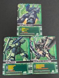 Zaku Flipper Card Builder Zaku II Type C Gouf Japanese