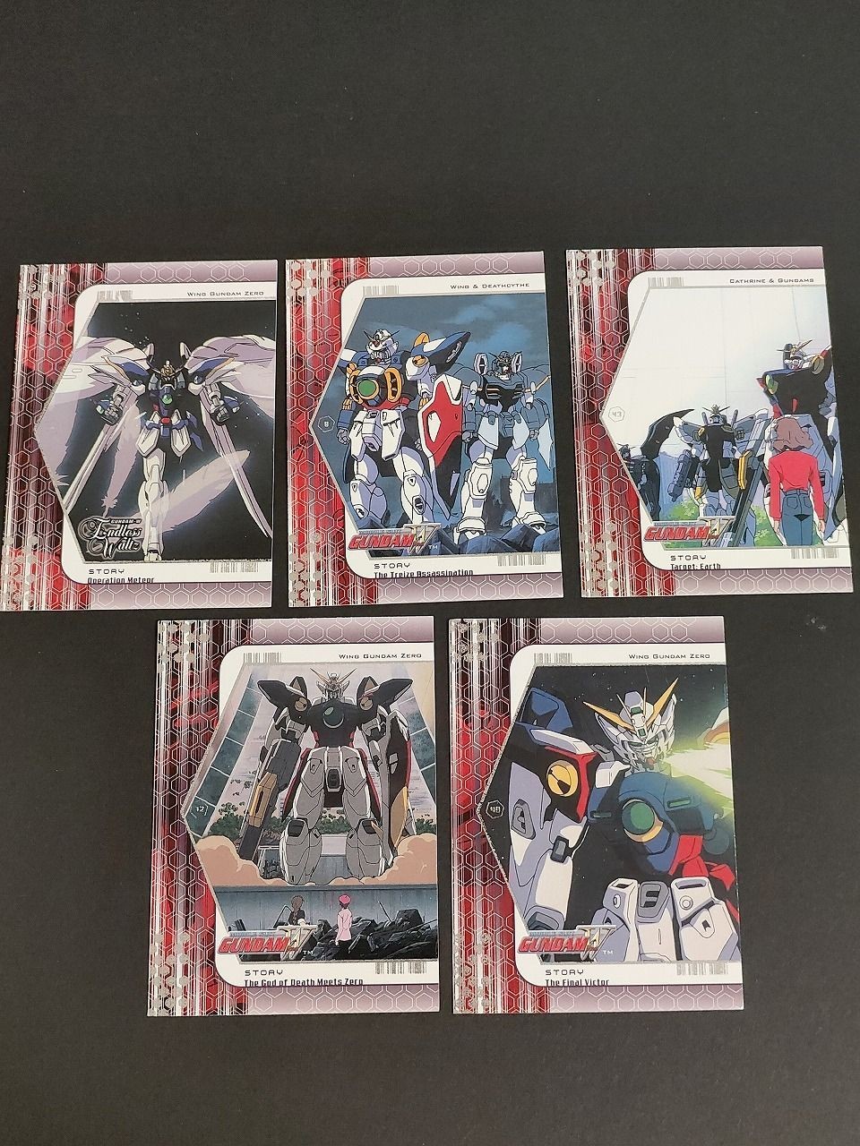 upper deck ウイングガンダム カード ゼロ ヒイロ ユイ ガンダムW 海外製