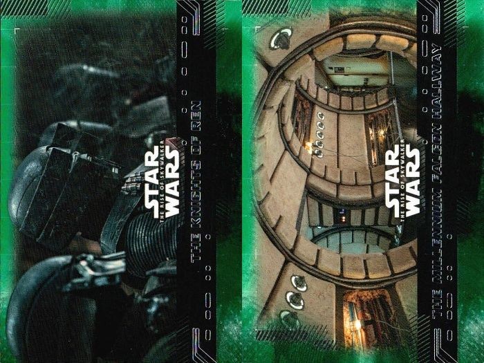 カード まとめ スターウォーズ Star Wars 92 THE KNIGHTS OF REN レンの騎士団 91 THE MILLENNIUM FALCON HALLWAY ミレニアム・ファルコンの通路 Topps トップス
