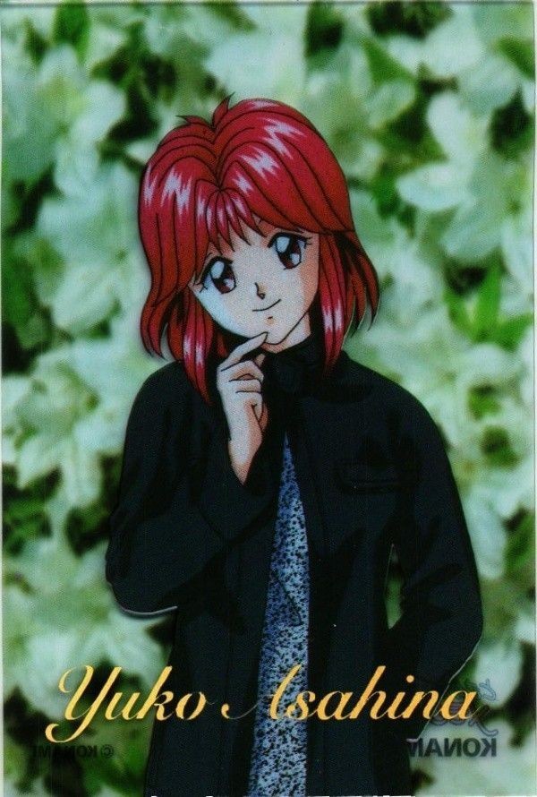 toki-21 カード ときめきメモリアル クリア 箔押し コレクション コナミ 朝比奈 夕子