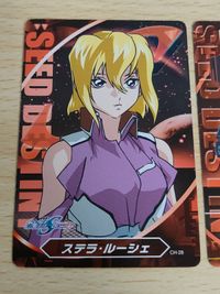 カードダスEX 機動戦士ガンダムSEED・機動戦士ガンダムSEED DESTINY CARD COLL CH-28[ノーマル]：ステラ・ルーシェ ガイアガンダムZGMF-X88S /機動戦士ガンダムシードデスティニーカードNo.105 サムネイル 3