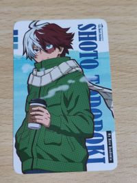My Hero Academia Todoroki Card School Holiday Anime