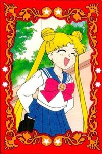 セーラームーン R カード 森永 ハイクラウンチョコ 月野うさぎ モリナガ MORINAGA
