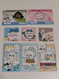 カード ちいかわ シールコレクション ハチワレ カード まとめ モモンガ