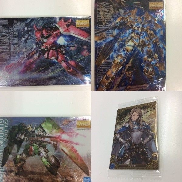 ウエハース カード 未開封 ガンダム グランブルーファンタジー ガンダムSEED ユニコーンガンダム3号機 ガンダムデュナ