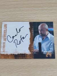 Twenty Four シーズン5 Carlo Rota as Morris O'Brian サインカード